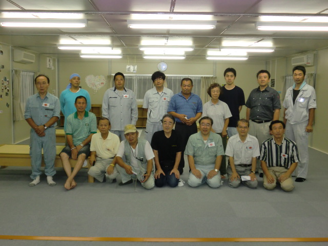 東松島市の避難仮設住宅の集会室に「床冷暖房」「まどりーど」設置完了のご報告